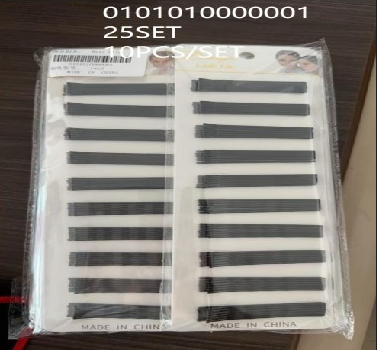 Lukadah Black Bobby Pins Hair Clips – 10 Pcs/Set, 25 Sets