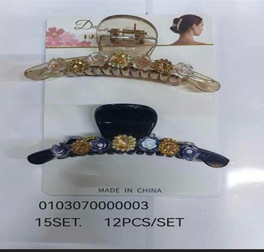 Lukadah Floral Decorative Hair Claw Clips